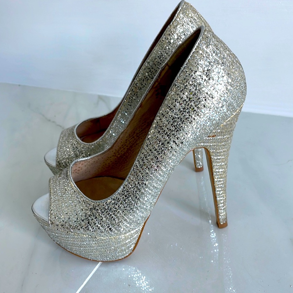 Aldo glitter heels
